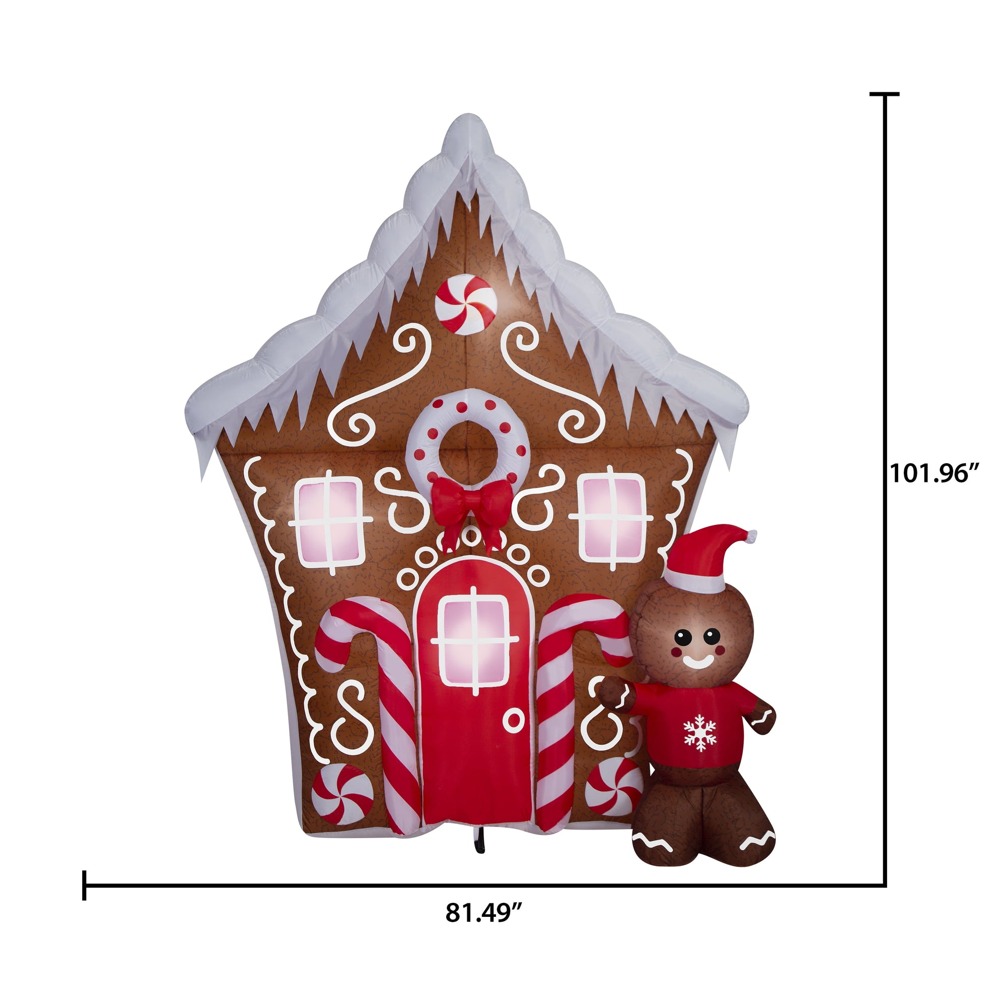 8.5 Ft Gingerbread Wonderland Inflatable