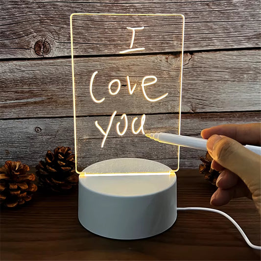 Erasable Glow & Write LED Night Light