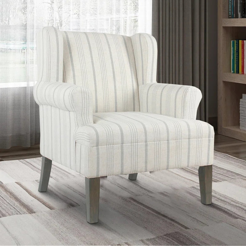 31.5" Heritage Charm Wingback Chair