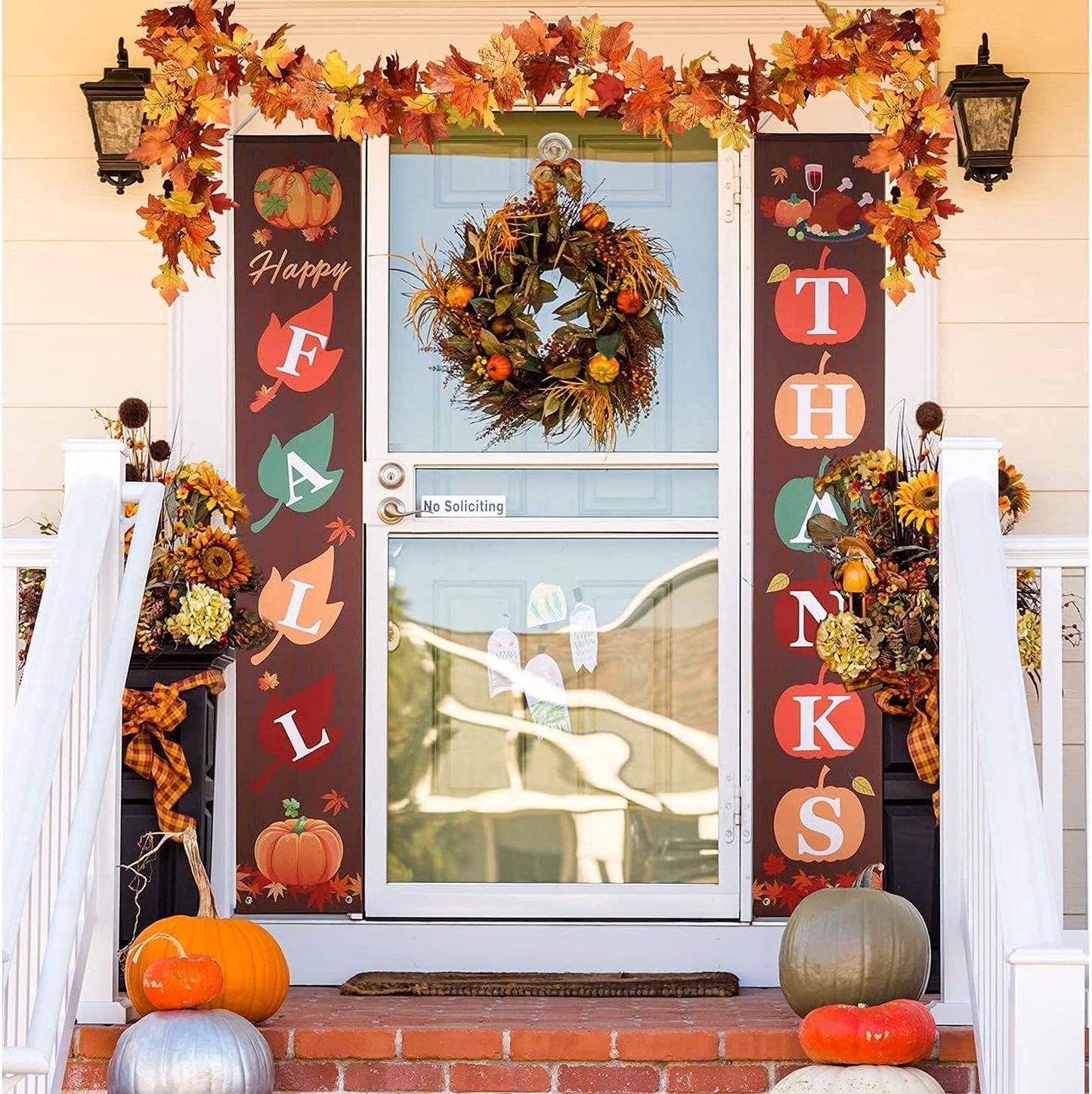 Golden Harvest Leaf Garland