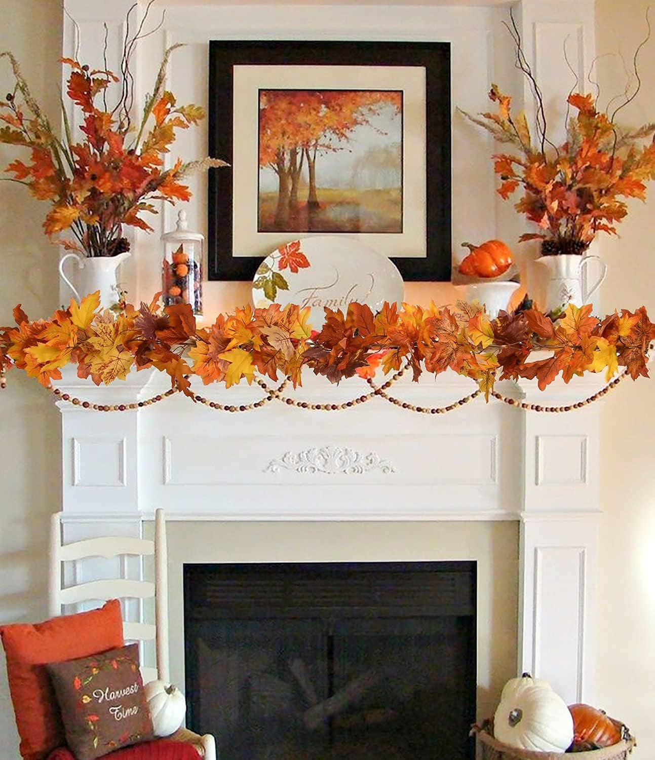 Golden Harvest Leaf Garland