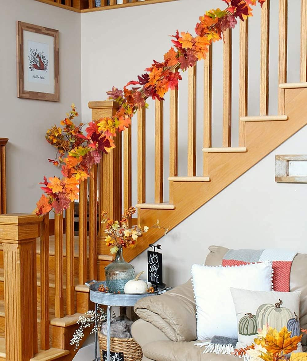 Golden Harvest Leaf Garland