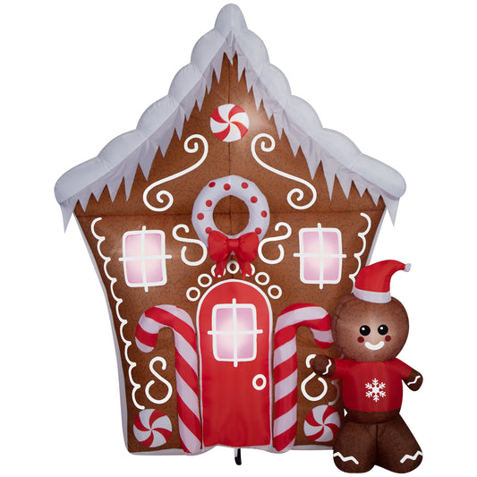 8.5 Ft Gingerbread Wonderland Inflatable