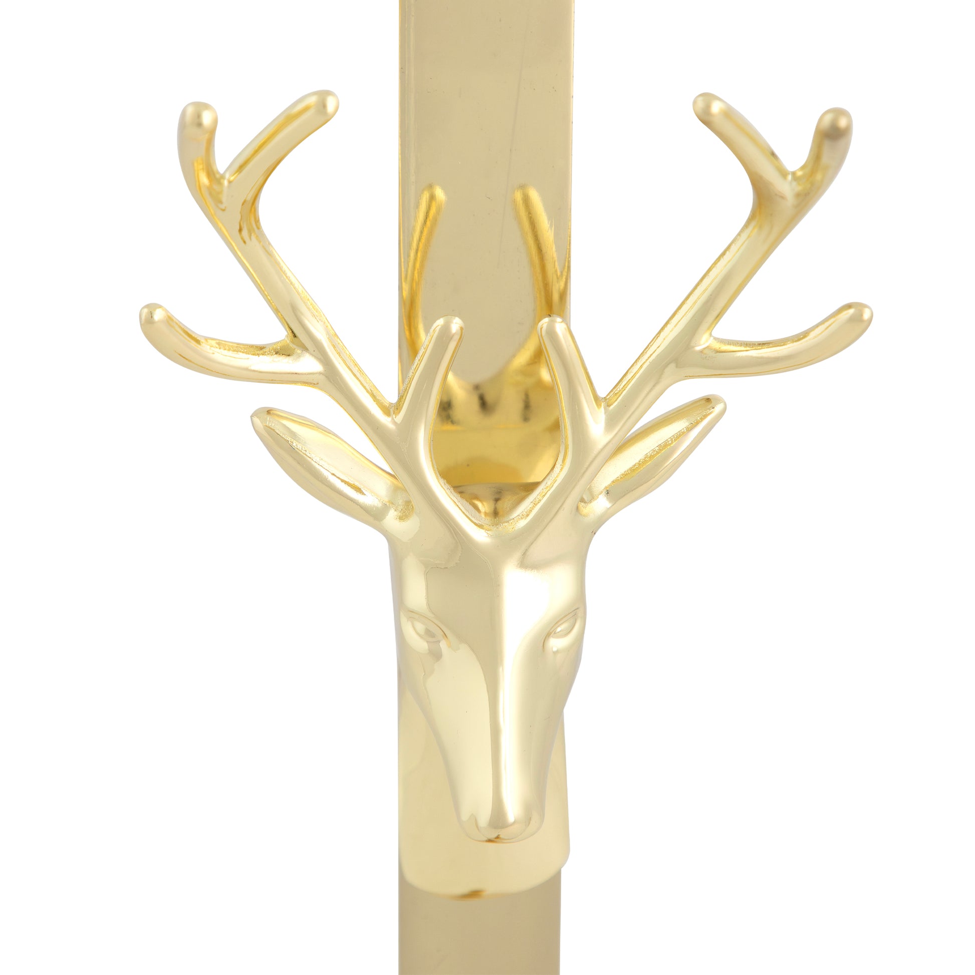 Golden Reindeer Wreath Hanger