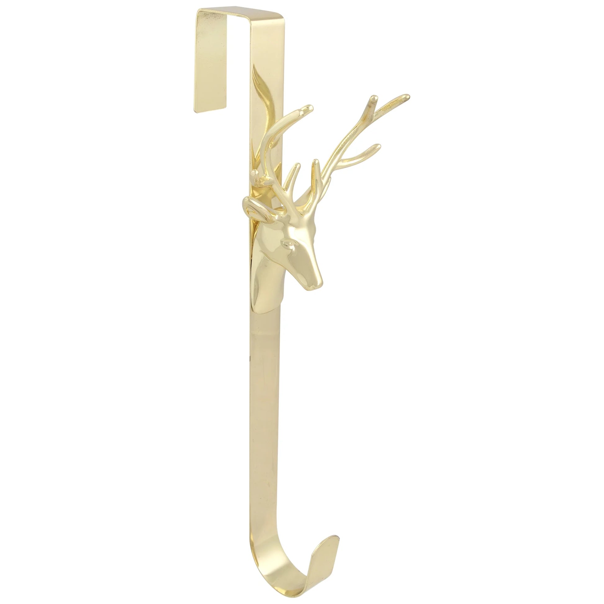 Golden Reindeer Wreath Hanger